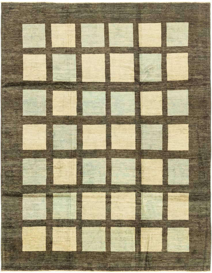Detail image of 8' 9 x 9' 6 Hand Knotted Modern Ziegler Rug