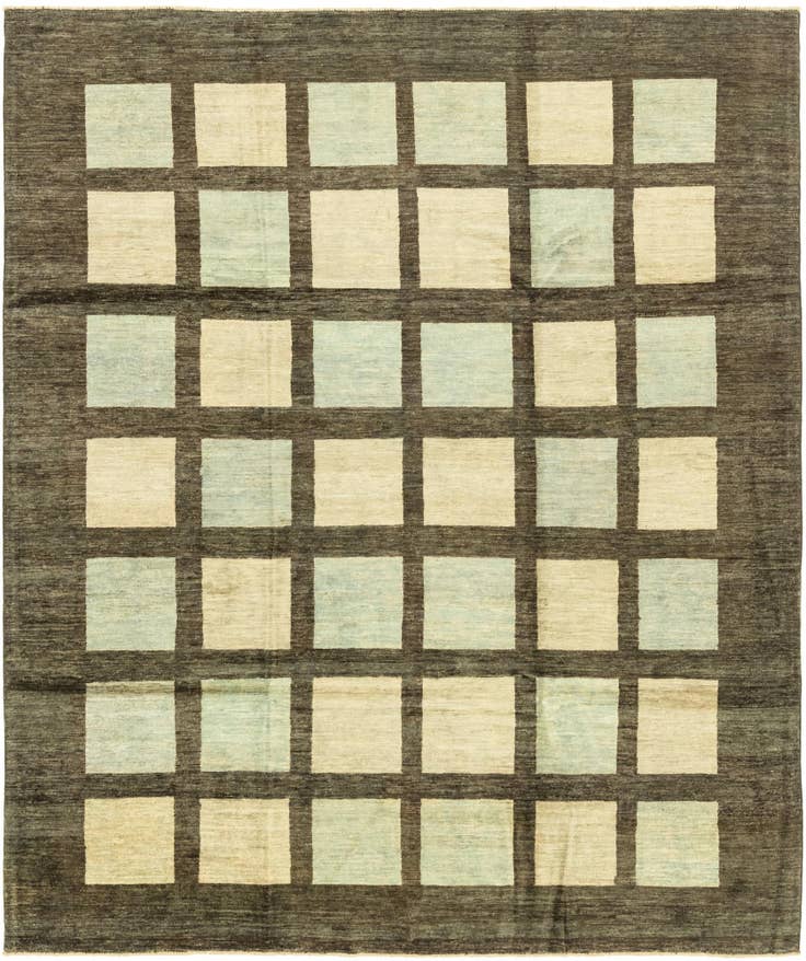 Detail image of 8' 9 x 9' 6 Hand Knotted Modern Ziegler Rug