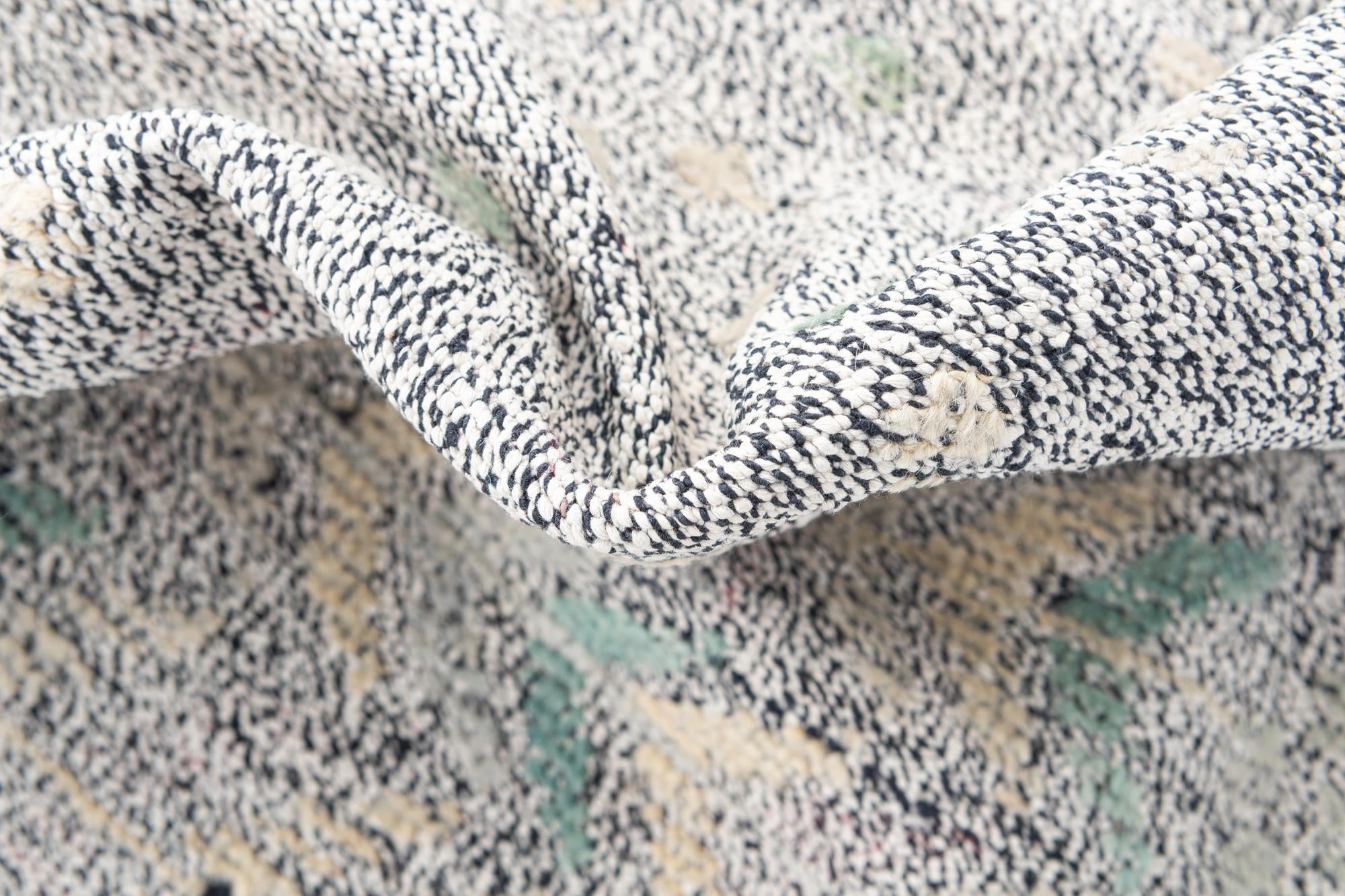 5' 3 x 7' Hand Knotted Modern Ziegler Wool Rug