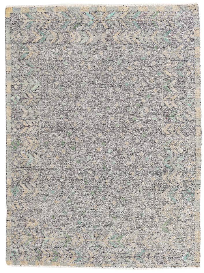 Detail image of 5' 3 x 7' Hand Knotted Modern Ziegler Wool Rug