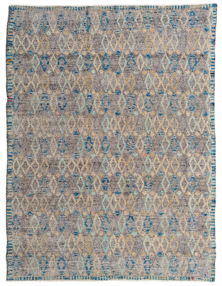 Detail image of 6' 3 x 9' 2 Hand Knotted Modern Ziegler Wool Rug