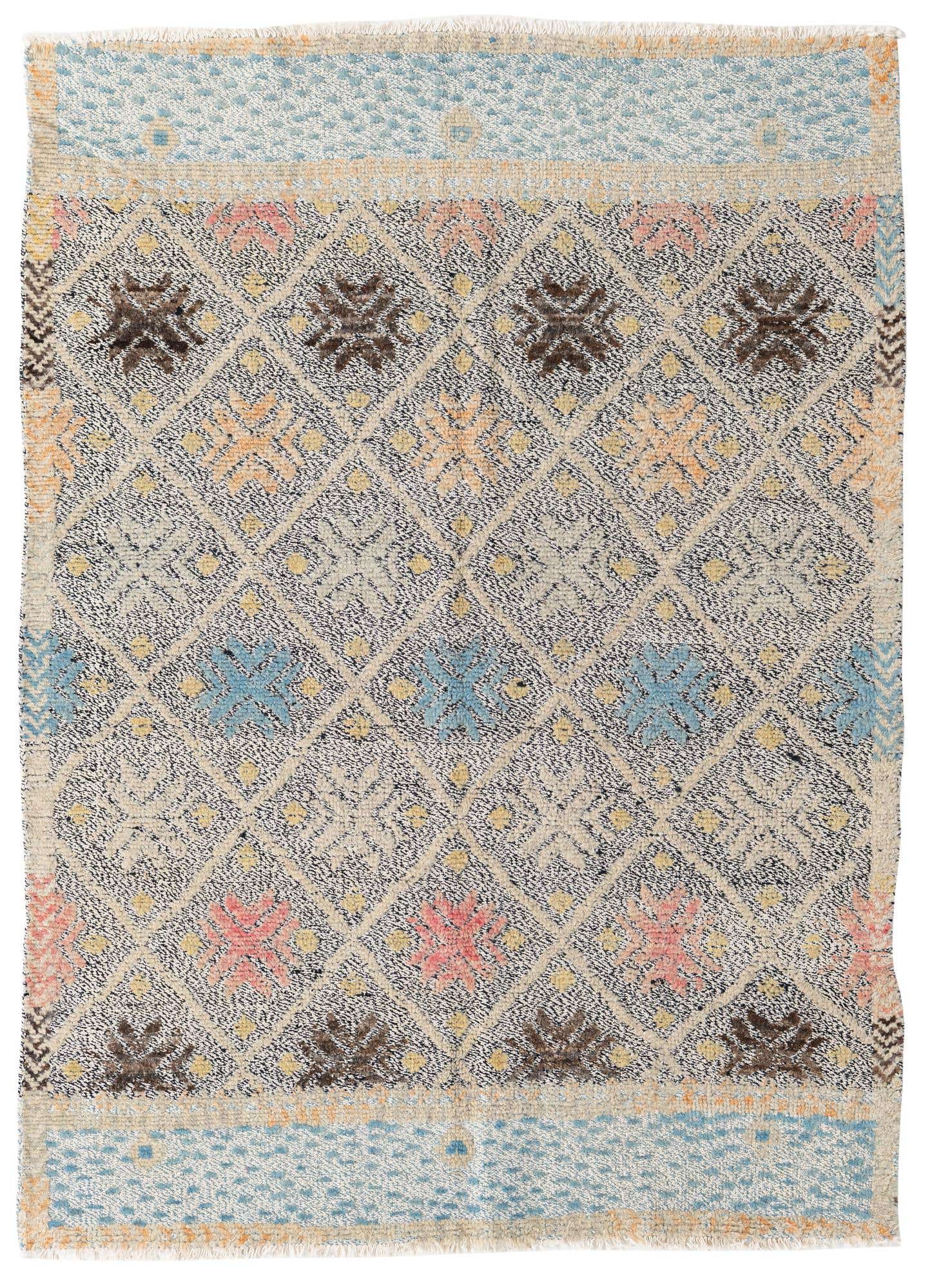 4' 10 x 6' 8 Hand Knotted Modern Ziegler Wool Rug