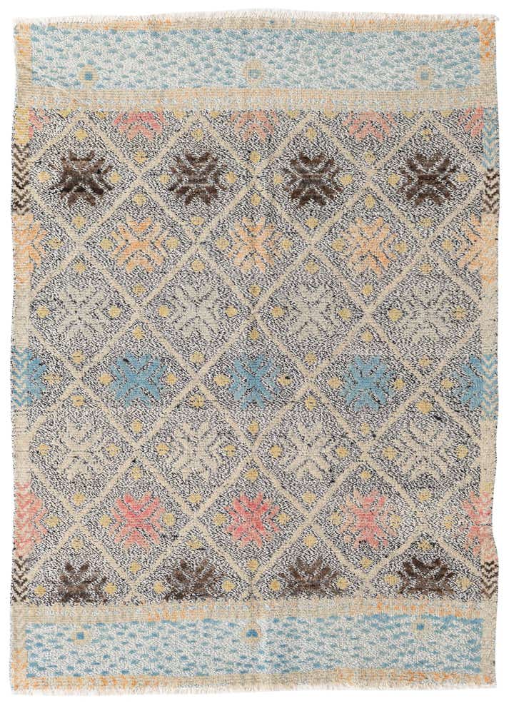 4' 10 x 6' 8 Hand Knotted Modern Ziegler Wool Rug