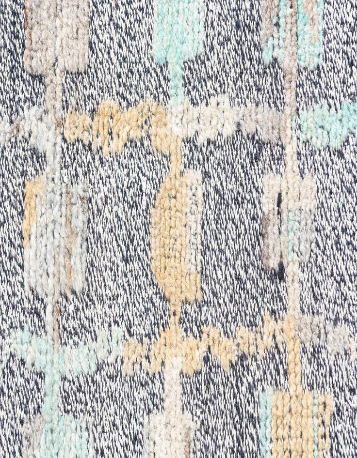 Detail image of 5' 8 x 8' 1 Hand Knotted Modern Ziegler Wool Rug