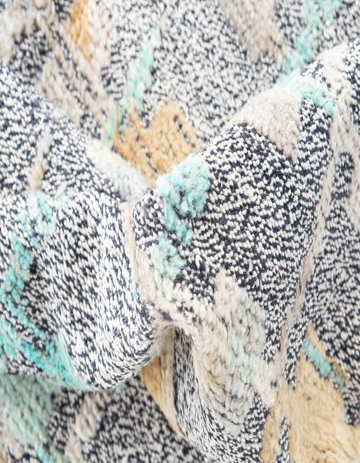 Detail image of 5' 8 x 8' 1 Hand Knotted Modern Ziegler Wool Rug