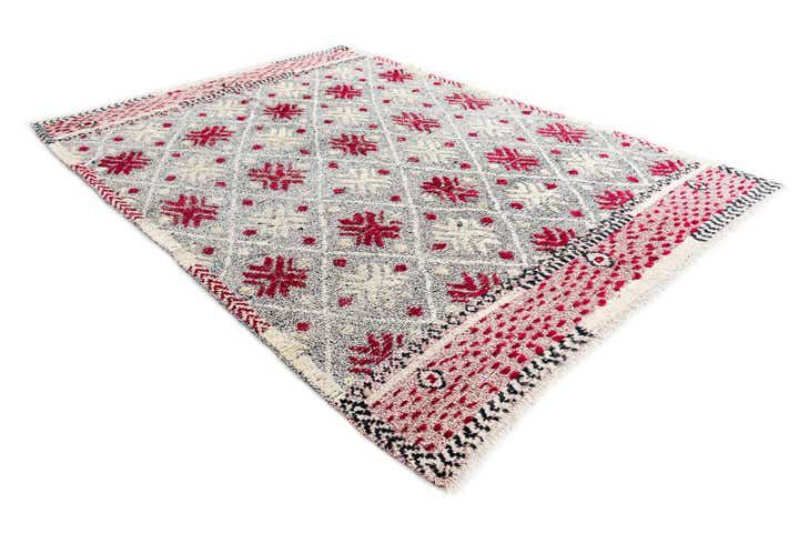 5' 9 x 8' 1 Hand Knotted Modern Ziegler Wool Rug