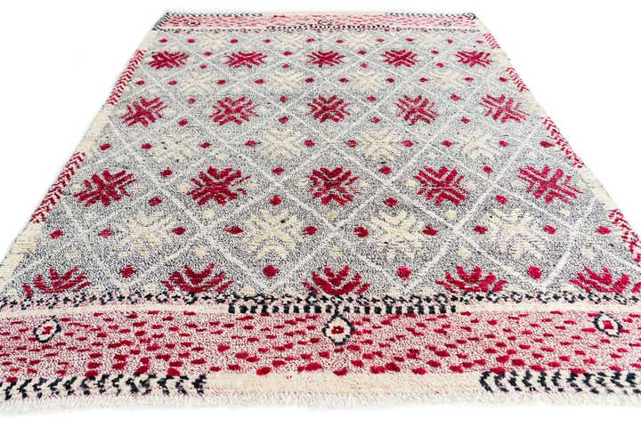 5' 9 x 8' 1 Hand Knotted Modern Ziegler Wool Rug