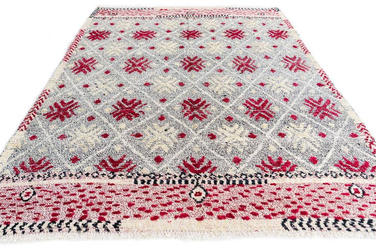 Detail image of 5' 9 x 8' 1 Hand Knotted Modern Ziegler Wool Rug