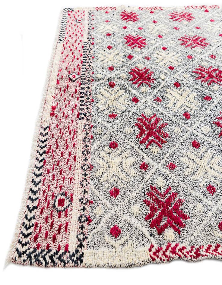 Detail image of 5' 9 x 8' 1  Hand Knotted Modern Ziegler Wool Rug