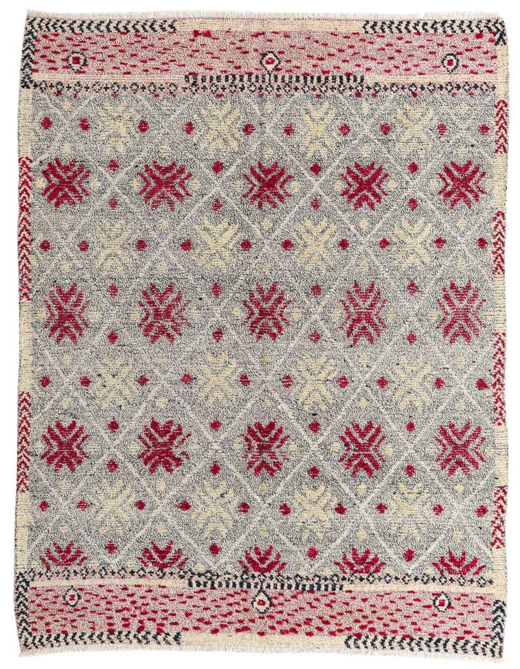 Detail image of 5' 9 x 8' 1 Hand Knotted Modern Ziegler Wool Rug