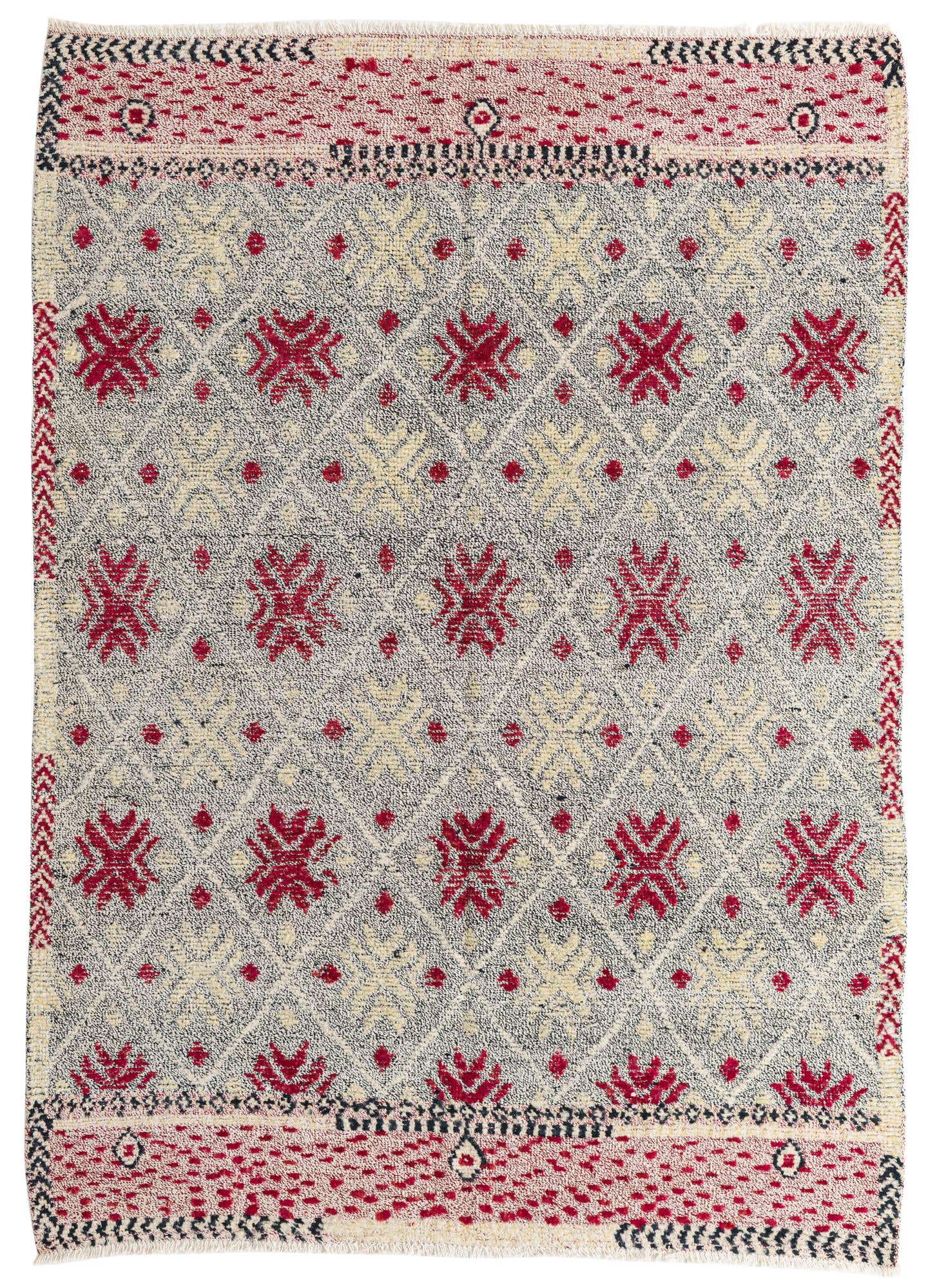 5' 9 x 8' 1 Hand Knotted Modern Ziegler Wool Rug