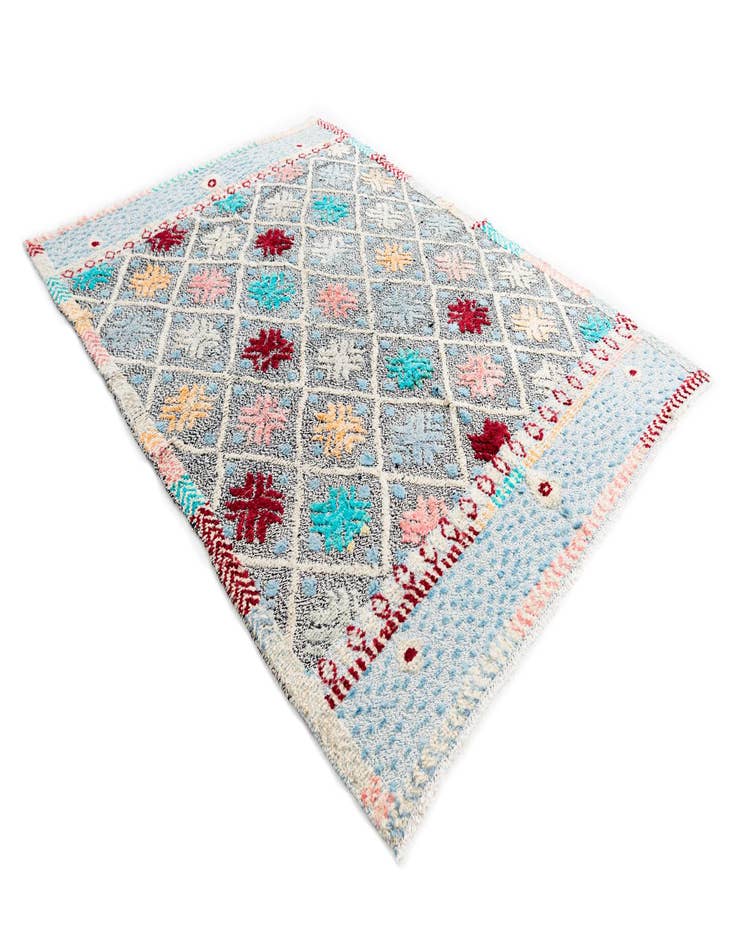 Detail image of 5' 7 x 8' Hand Knotted Modern Ziegler Wool Rug
