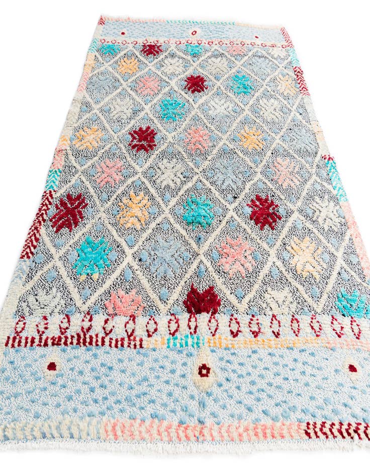 Detail image of 5' 7 x 8'  Hand Knotted Modern Ziegler Wool Rug