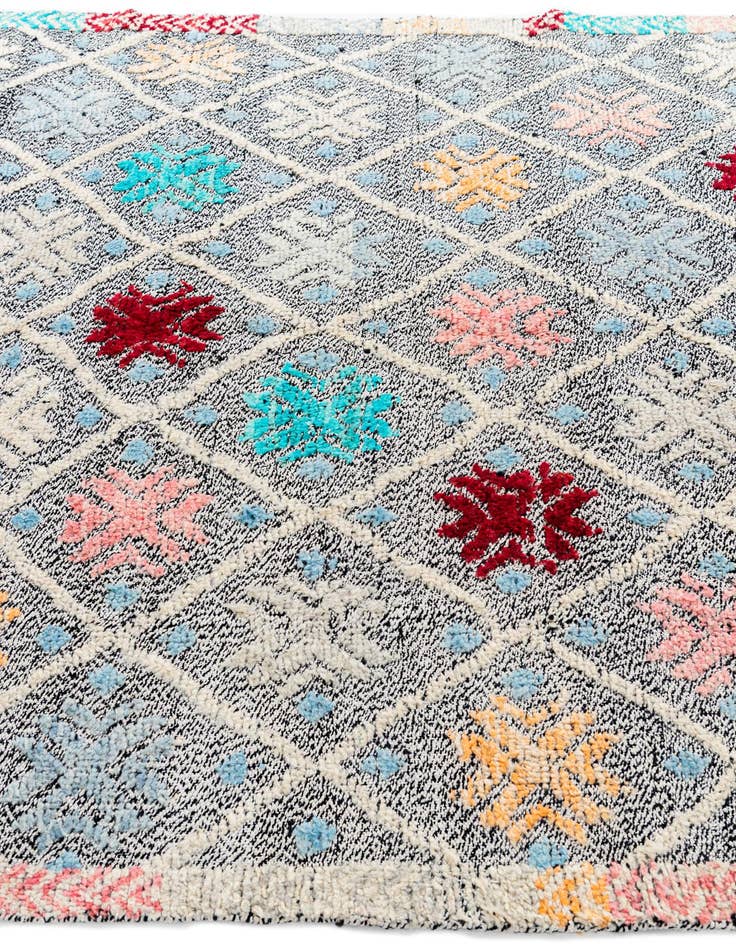 Detail image of 5' 7 x 8'  Hand Knotted Modern Ziegler Wool Rug