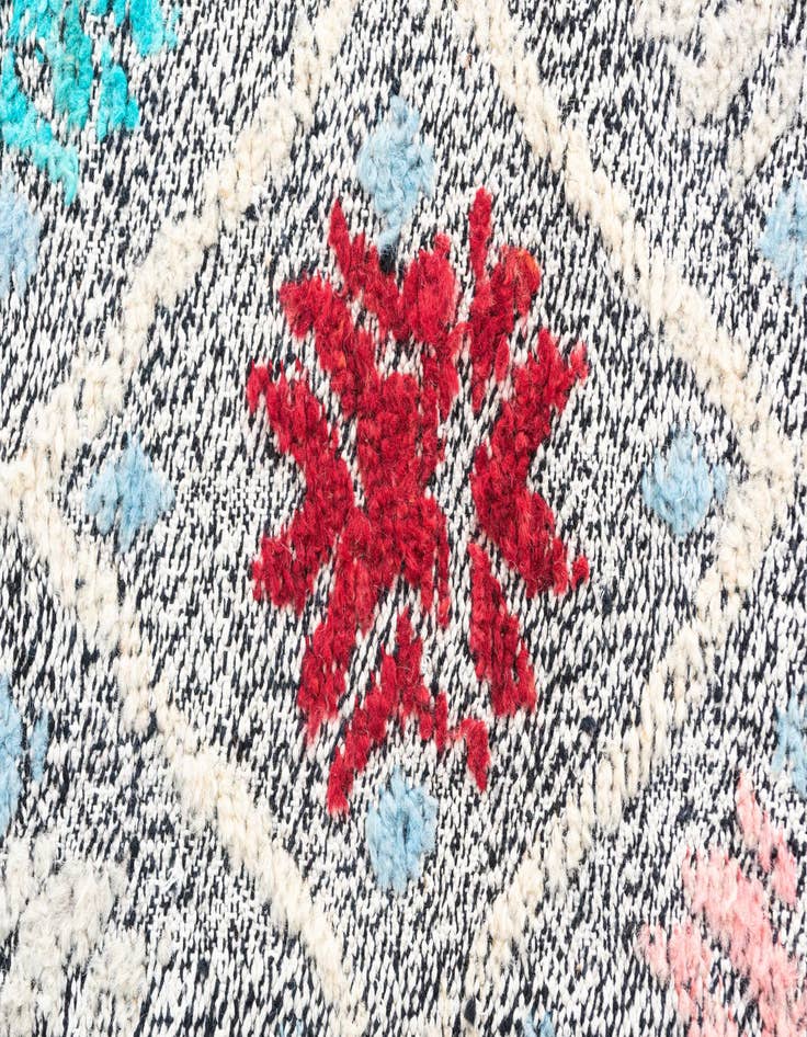 Detail image of 5' 7 x 8'  Hand Knotted Modern Ziegler Wool Rug