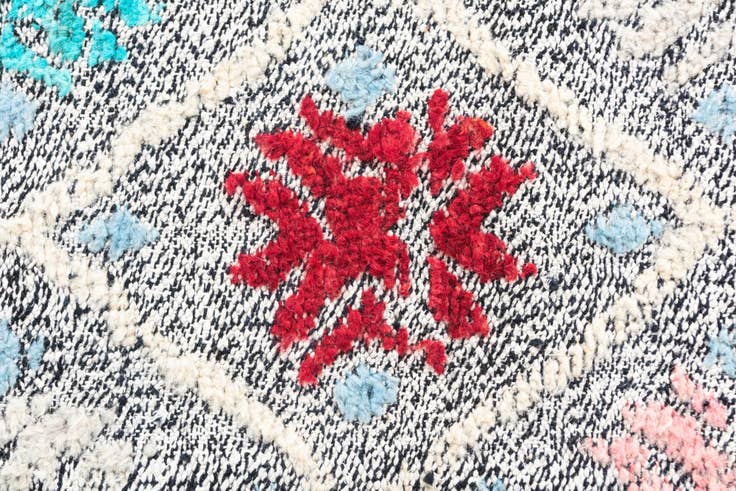 Detail image of 5' 7 x 8' Hand Knotted Modern Ziegler Wool Rug