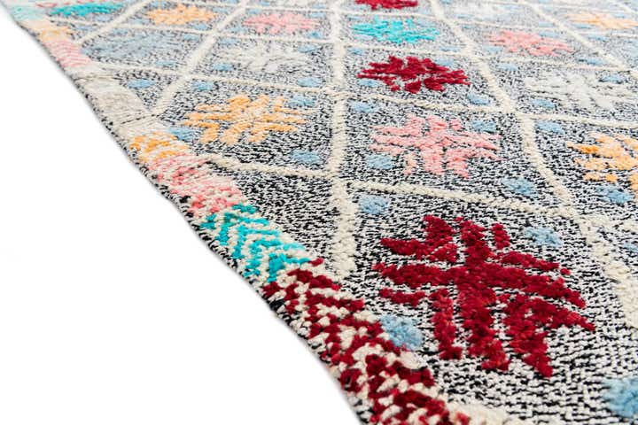 5' 7 x 8' Hand Knotted Modern Ziegler Wool Rug