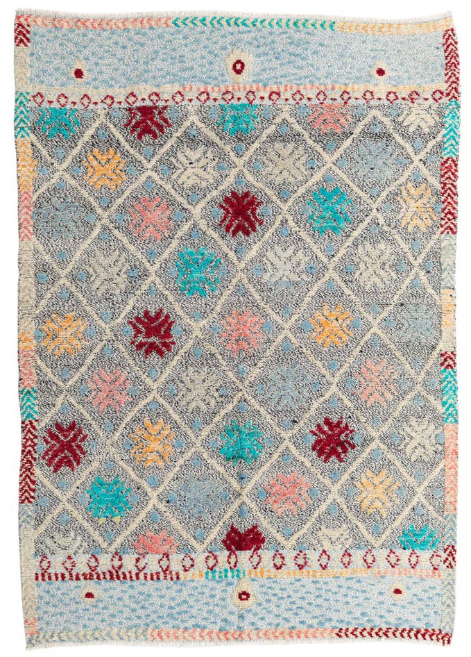 Detail image of 5' 7 x 8' Hand Knotted Modern Ziegler Wool Rug
