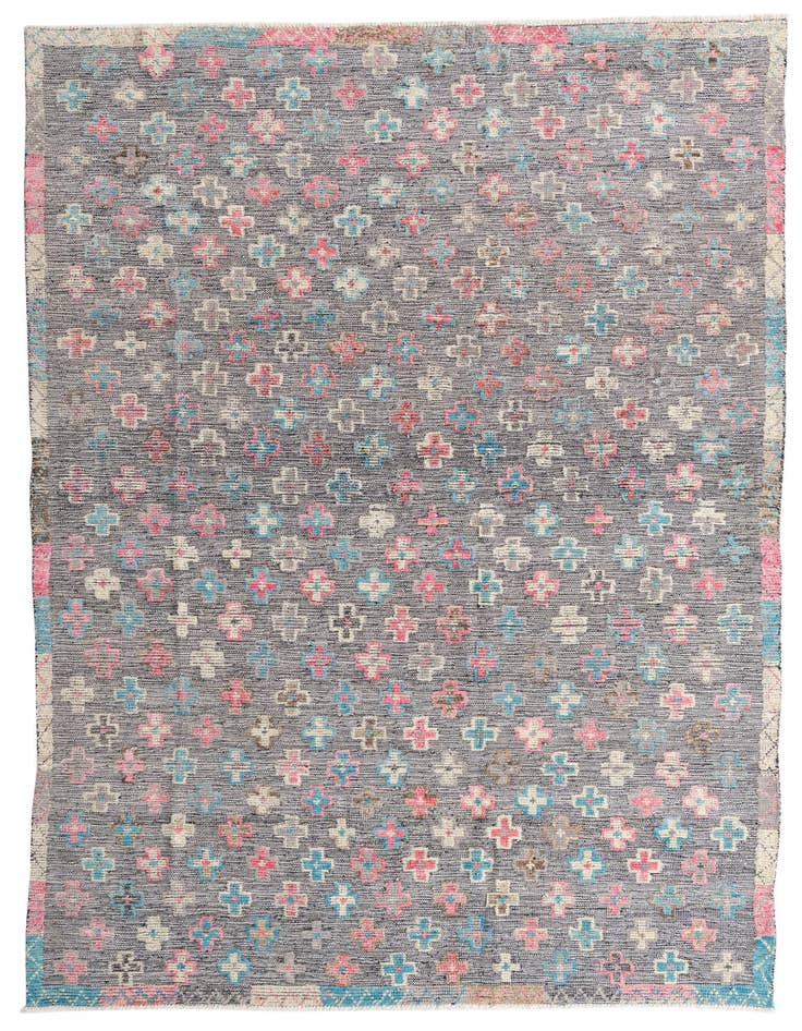 Detail image of 6' 8 x 10' 2 Hand Knotted Modern Ziegler Wool Rug