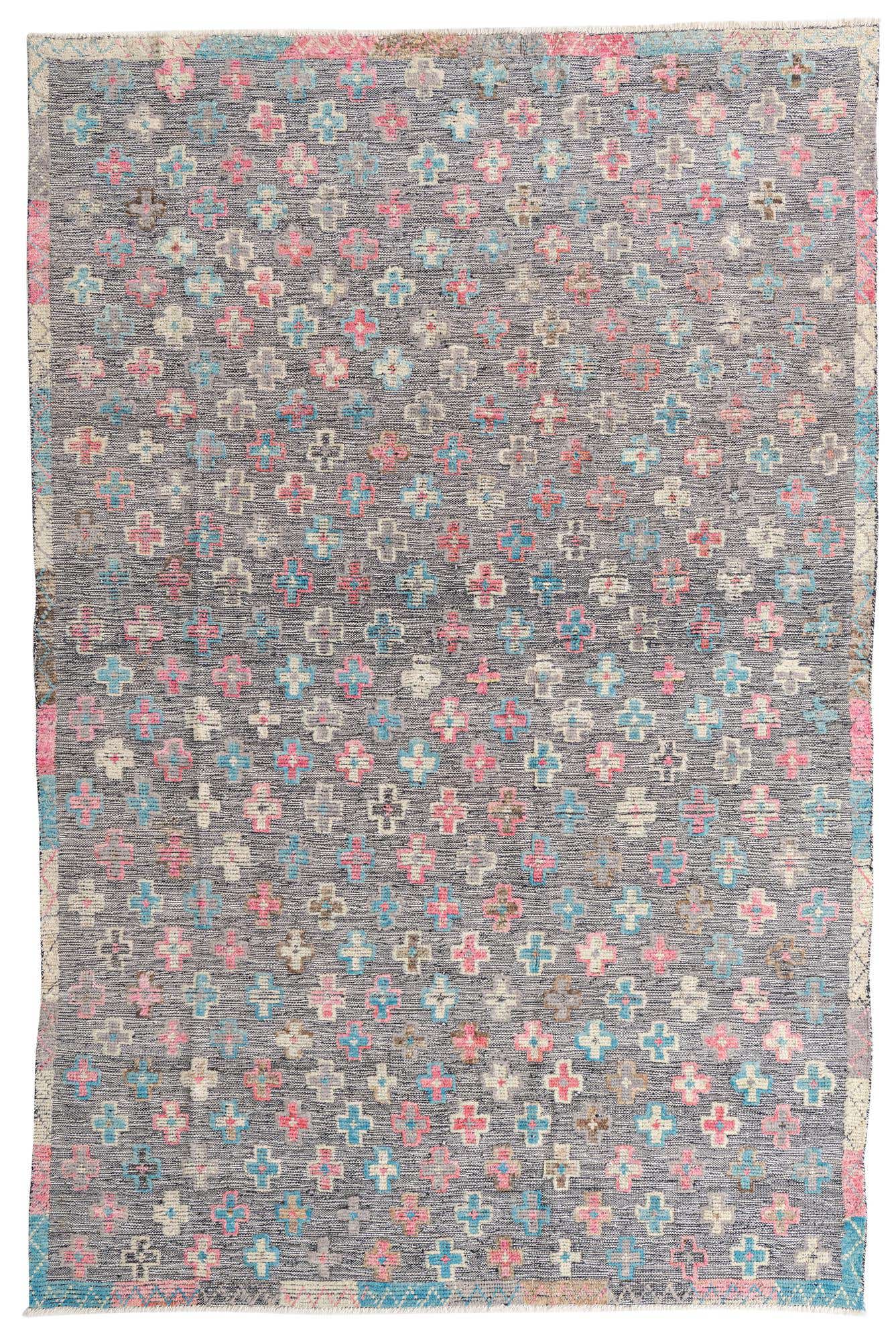6' 8 x 10' 2 Hand Knotted Modern Ziegler Wool Rug