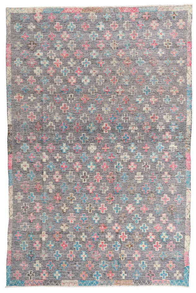 Detail image of 6' 8 x 10' 2 Hand Knotted Modern Ziegler Wool Rug