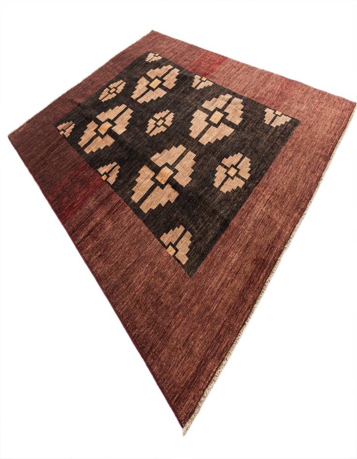 Detail image of 6' 5 x 8' 6  Hand Knotted Modern Ziegler Rug