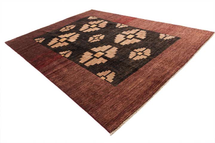 6' 5 x 8' 6 Hand Knotted Modern Ziegler Rug