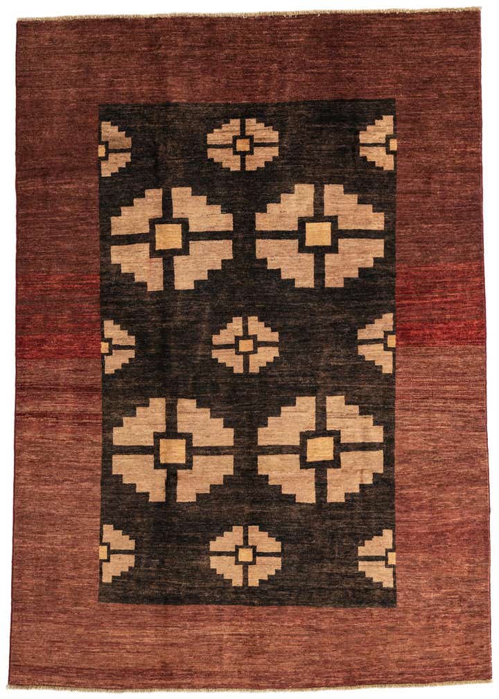6' 5 x 8' 6 Hand Knotted Modern Ziegler Rug