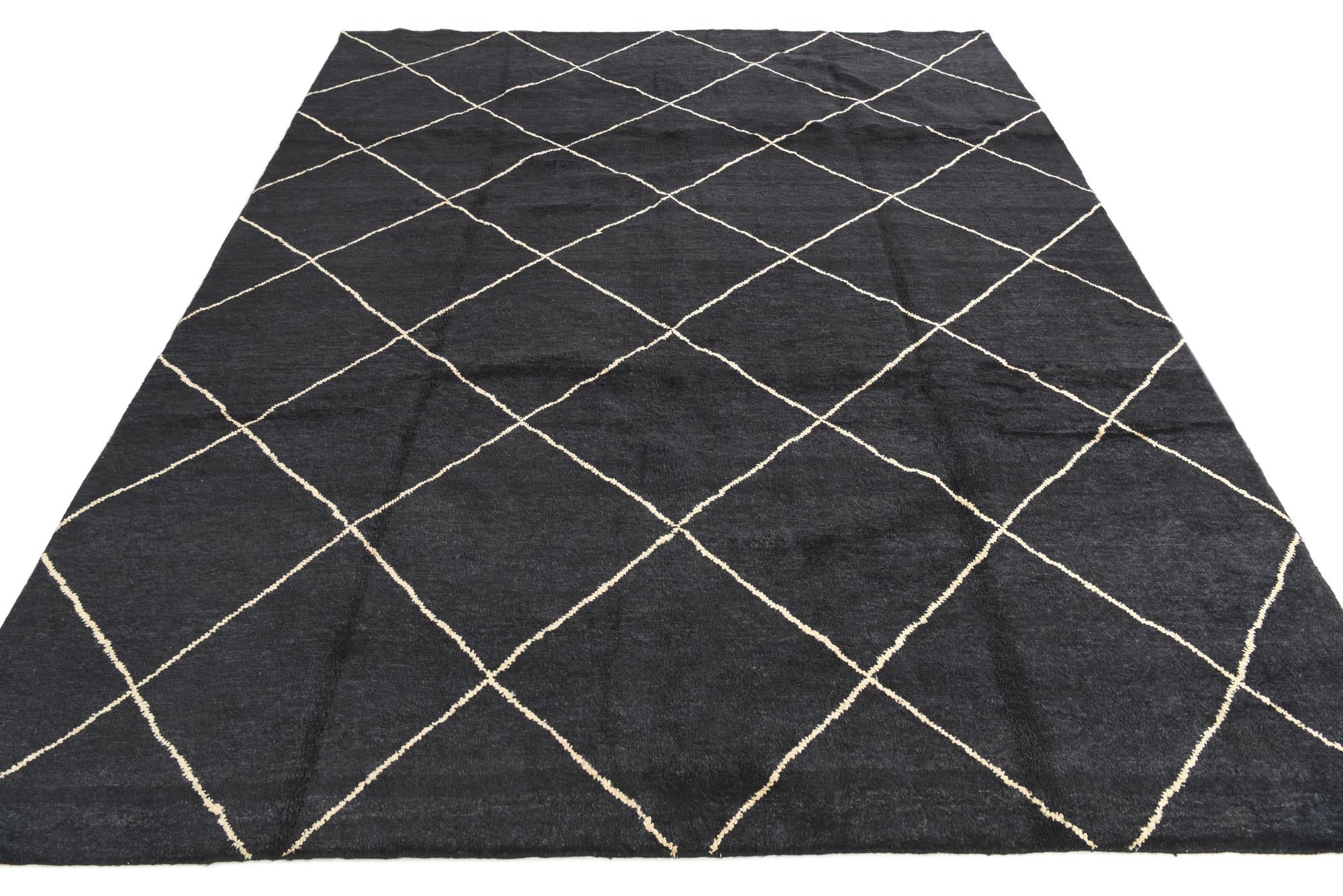 8' 2 x 10' 1 Hand Knotted Modern Ziegler Wool Rug