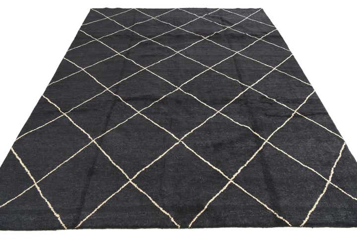 8' 2 x 10' 1 Hand Knotted Modern Ziegler Wool Rug