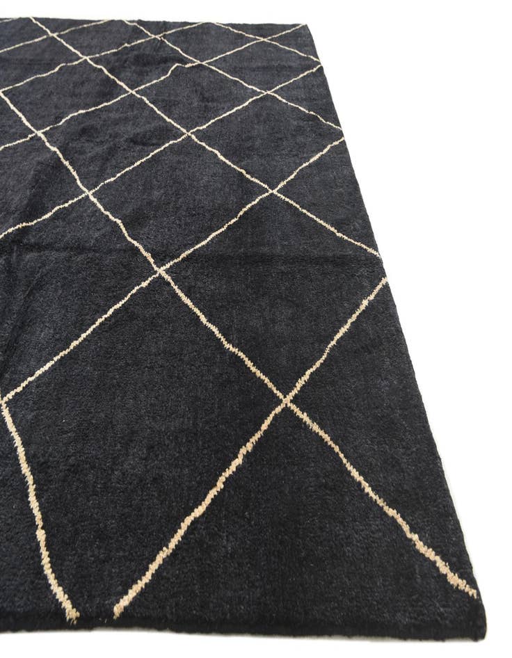 Detail image of 8' 2 x 10' 1  Hand Knotted Modern Ziegler Wool Rug