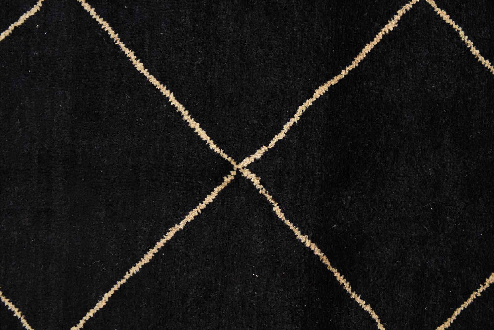 8' 2 x 10' 1 Hand Knotted Modern Ziegler Wool Rug