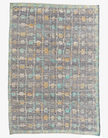 5' 8 x 8' 1 Hand Knotted Modern Ziegler Wool Rug
