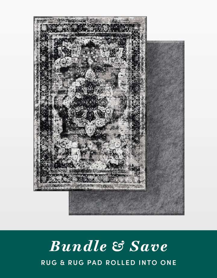 5' 3 x 8' Monte Carlo Rug With Pad Bundle