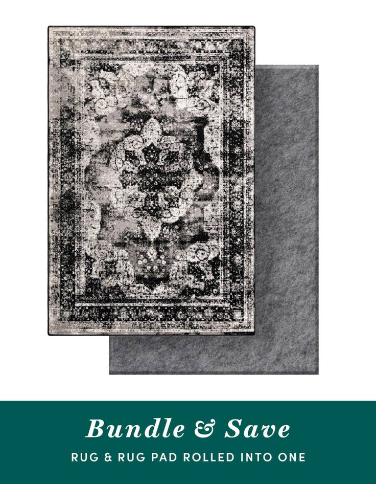 Detail image of 6' x 9' Monte Carlo Rug With Pad Bundle
