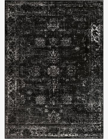 Black Monte Carlo Rug