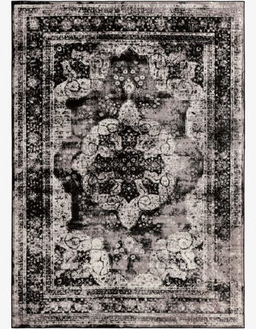 Black Monte Carlo Rug