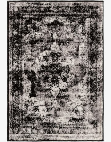 Black Monte Carlo Rug