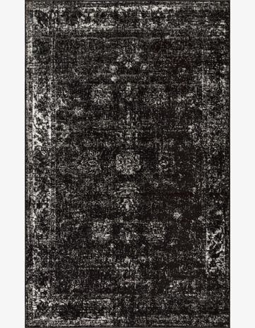 Black Monte Carlo Rug