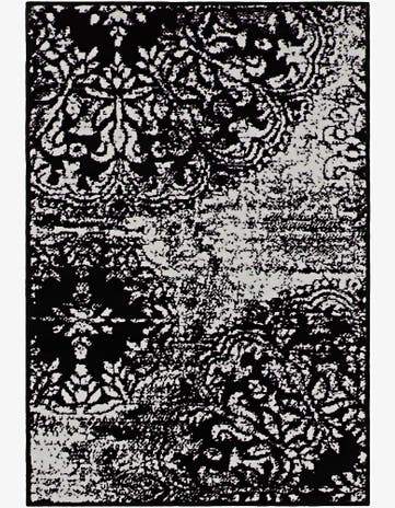 Black Monte Carlo Rug