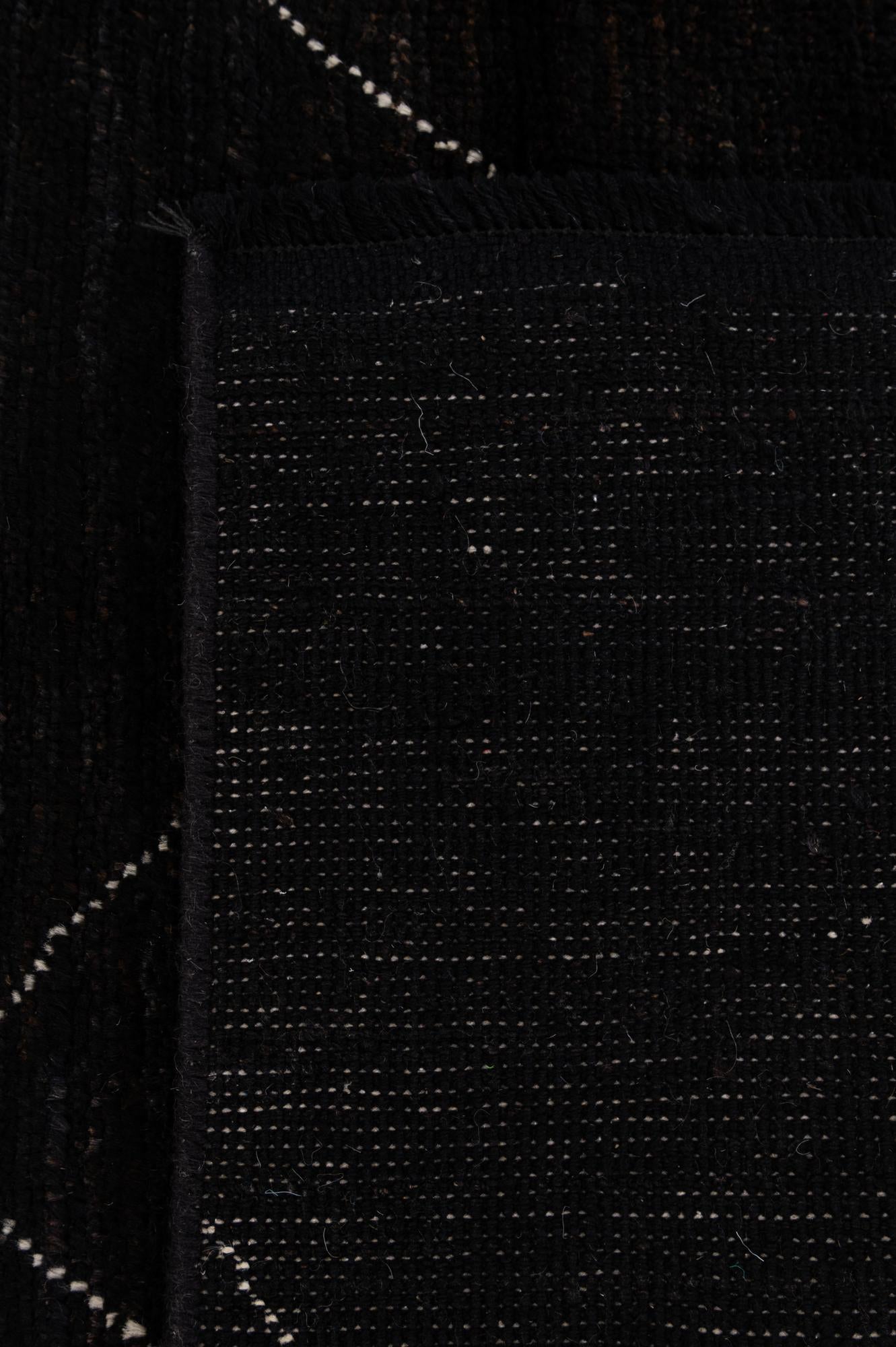 3' 10 x 6' 1 Hand Knotted Moroccan Wool Rug