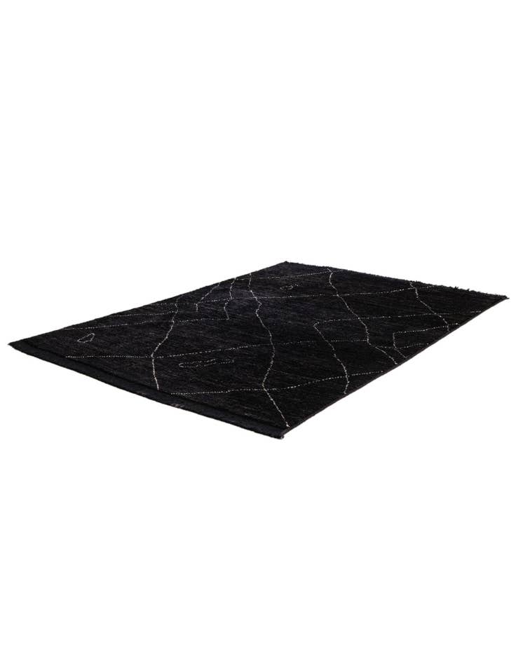 Detail image of 3' 10 x 6' 1 Hand Knotted Moroccan Wool Rug