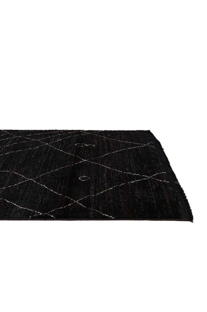 3' 10 x 6' 1 Hand Knotted Moroccan Wool Rug