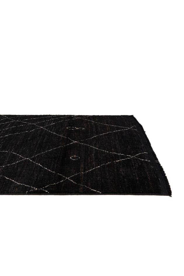 Detail image of 3' 10 x 6' 1 Hand Knotted Moroccan Wool Rug