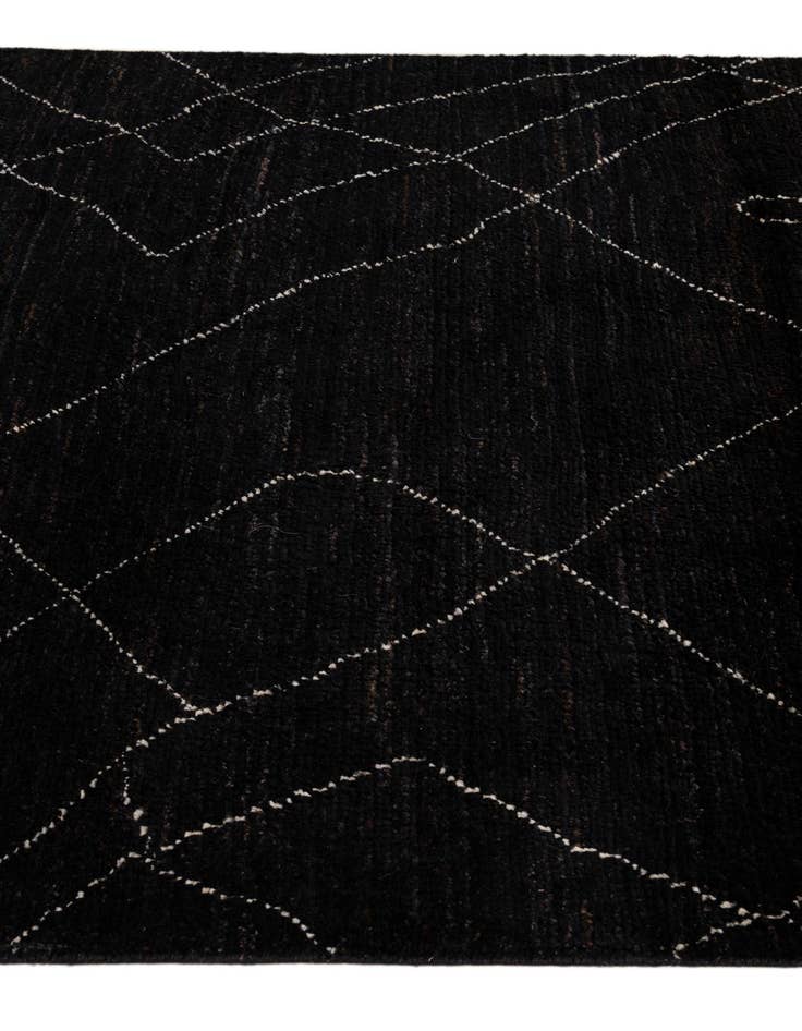 Detail image of 3' 10 x 6' 1  Hand Knotted Moroccan Wool Rug