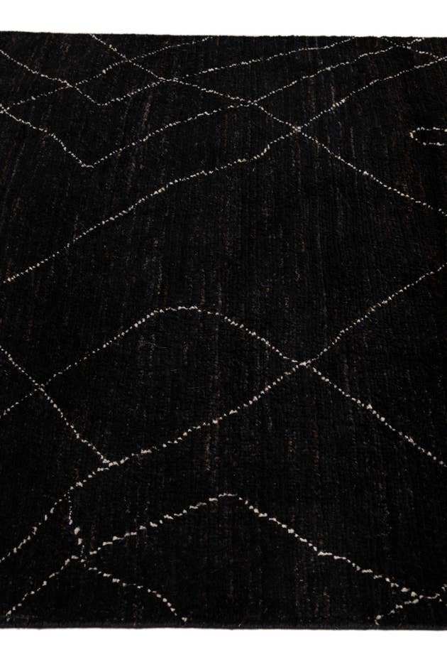 Detail image of 3' 10 x 6' 1 Hand Knotted Moroccan Wool Rug