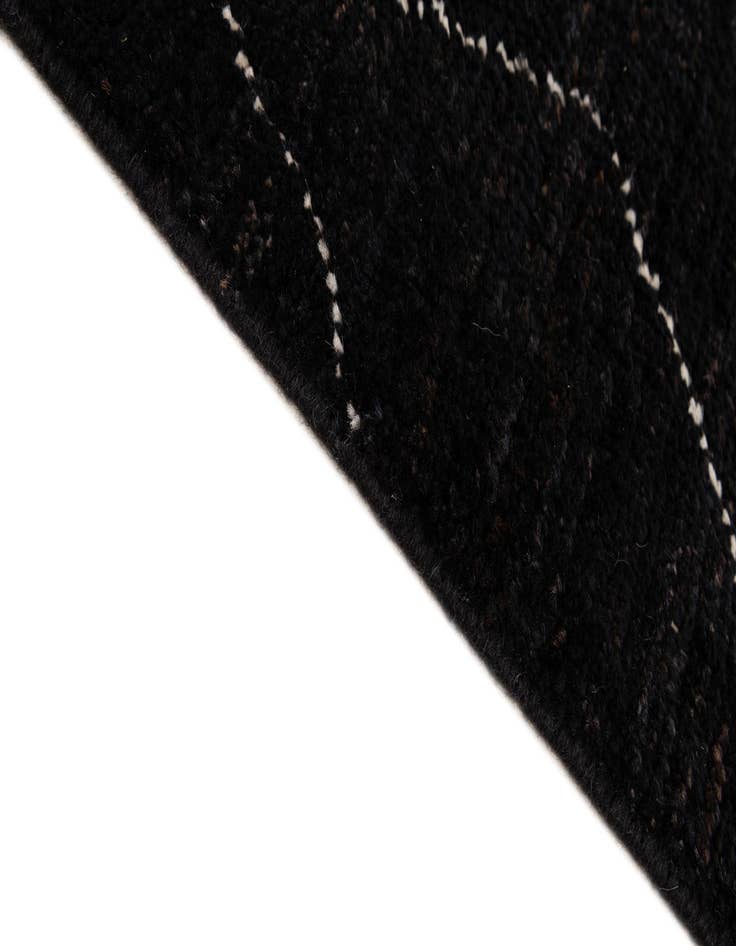 Detail image of 3' 10 x 6' 1  Hand Knotted Moroccan Wool Rug