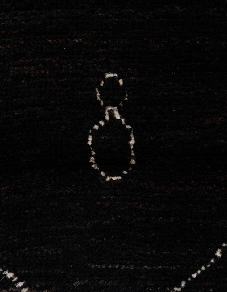 Detail image of 3' 10 x 6' 1  Hand Knotted Moroccan Wool Rug