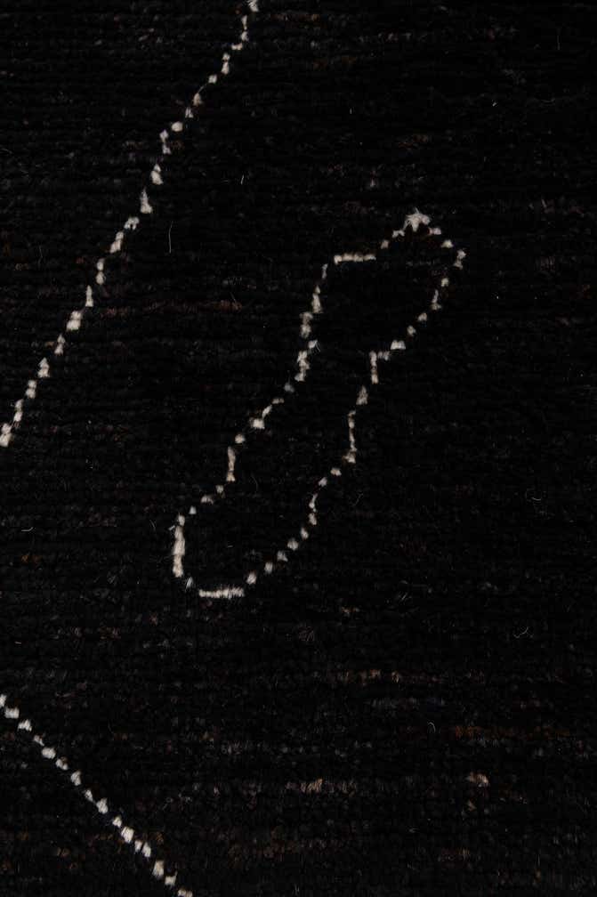 3' 10 x 6' 1 Hand Knotted Moroccan Wool Rug