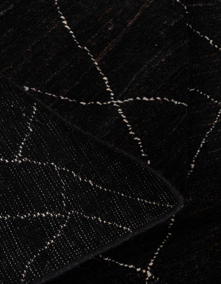 Detail image of 3' 10 x 6' 1  Hand Knotted Moroccan Wool Rug